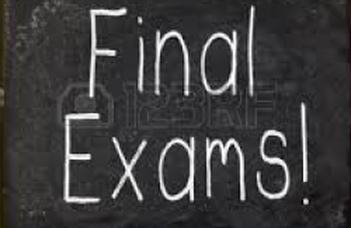 Final Exam information, schedule