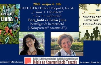 Az „1 sima, 1 fordított: Könyvcsere” sorozatban egy műfordító és egy író kérdezik egymást műveikről.