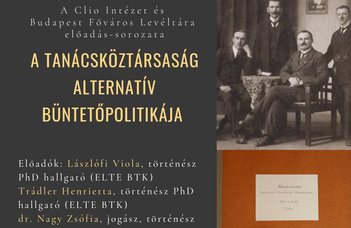 Előadások a Clio Intézetben.