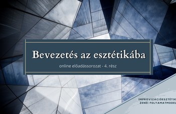 Az ELTE Esztétika Tanszék sorozatában Ajtai Péter tart előadást.