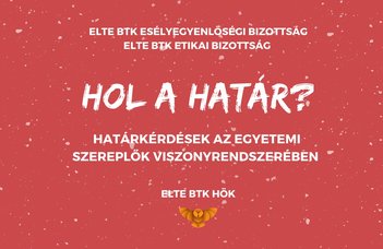 Folytatódik a Hol a határ? című programsorozat.