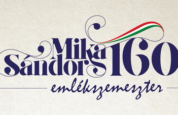 Mika Sándor 160 emlékszemeszter
