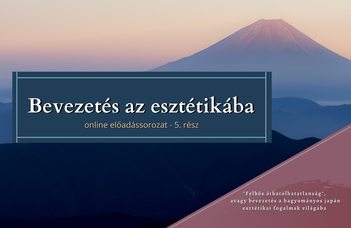 Az ELTE Esztétika Tanszék sorozatában Cseh Dávid tart előadást.