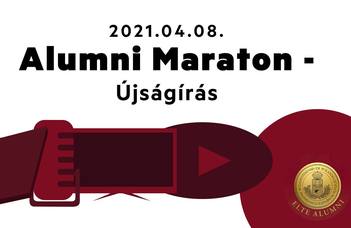 ELTE Média Alumni Maraton: Újságírás