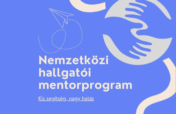 Jelentkezz nemzetközi hallgatói mentornak!