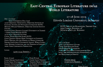 International conference at ELTE BTK.