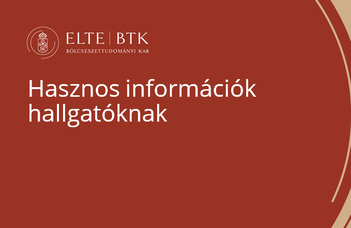 Hasznos információk hallgatóknak