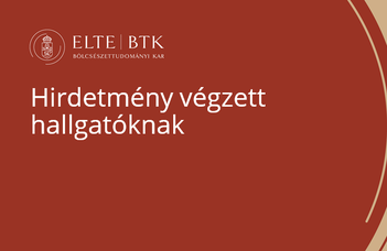 Hirdetmény végzett hallgatóknak